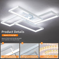 LED осветително тяло ZULE White – еквивалент 750W с дистанционно