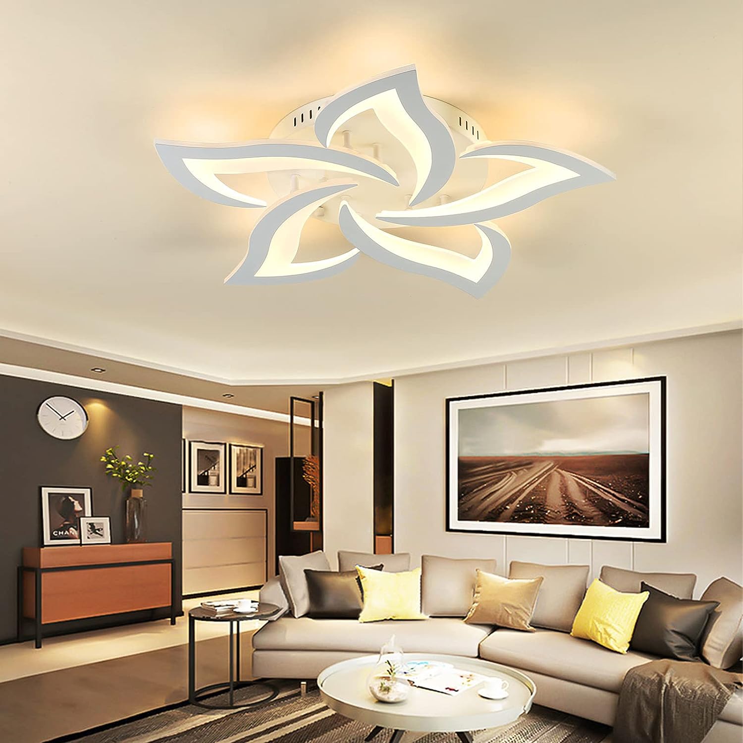 LED осветително тяло NARCISSE с дистанционно, еквивалент 500W