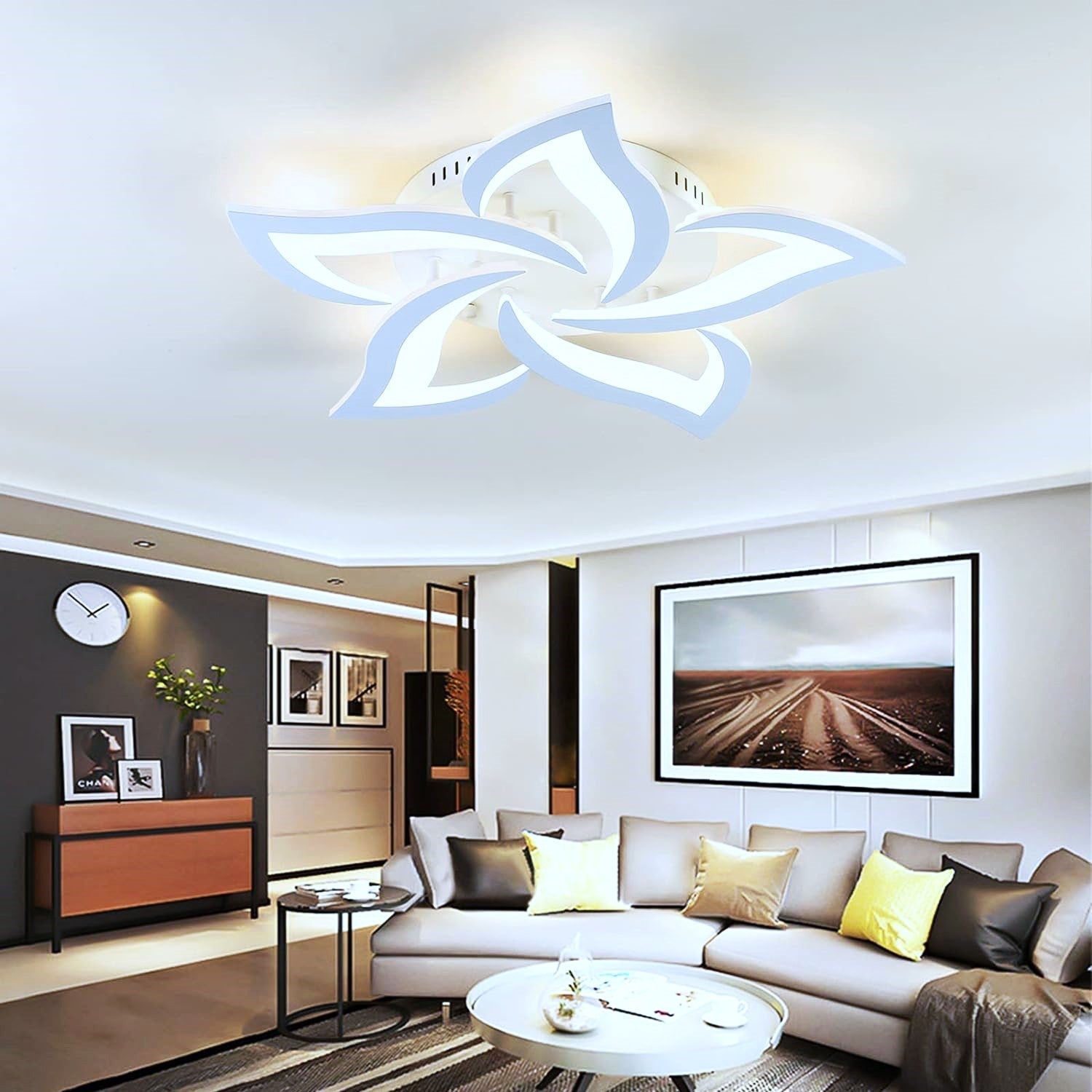 LED осветително тяло NARCISSE с дистанционно, еквивалент 500W