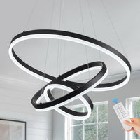 Lustra Led Wonderland Black 3 Segmente Echivalent 600W Lighting Fixtures