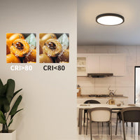 LED плафон за баня 32W 40cm IP40 3 вида светлина еквивалент 280W