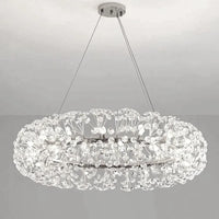 Окачено осветително тяло Crystal Dandelion Silver XXL