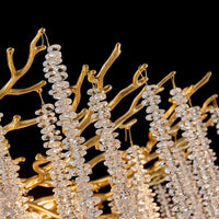 Полилей кристал LUXURY Golden Willow 80CM