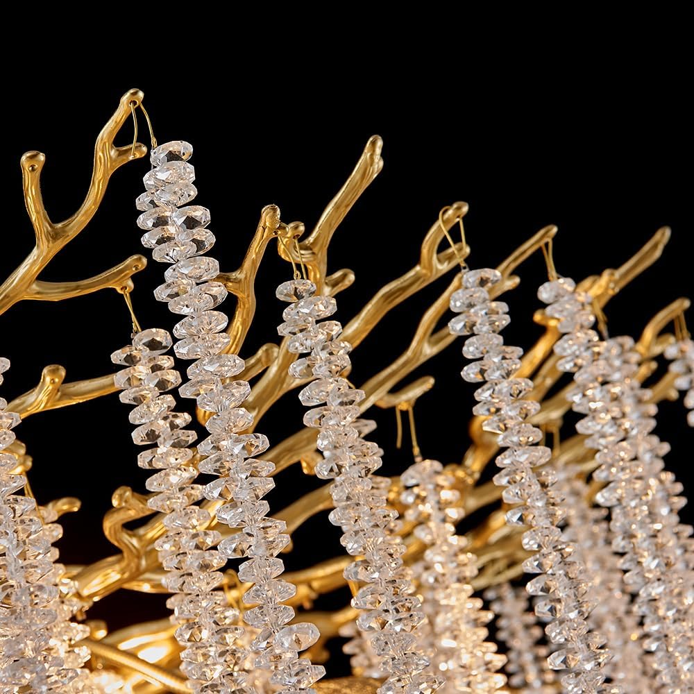 Полилей кристал LUXURY Golden Willow 180X45 CM