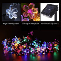 Соларен LED гирлянд Flowers линеен 50 LED 6.5m
