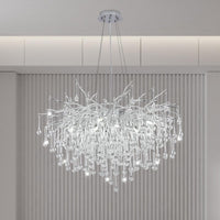Полилей кристал LUXURY Silver Tears 60CM