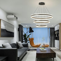 LED осветително тяло KING Black XXL 80cm 3 сегмента Еквивалент 1200W Дистанционно