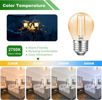 LED крушка E27 2W Филамент G45 за гирлянд