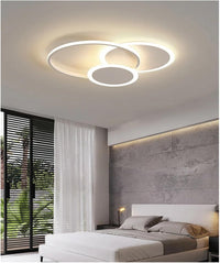 LED осветително тяло ARAGORN Rings Бял Еквивалент 500W Дистанционно