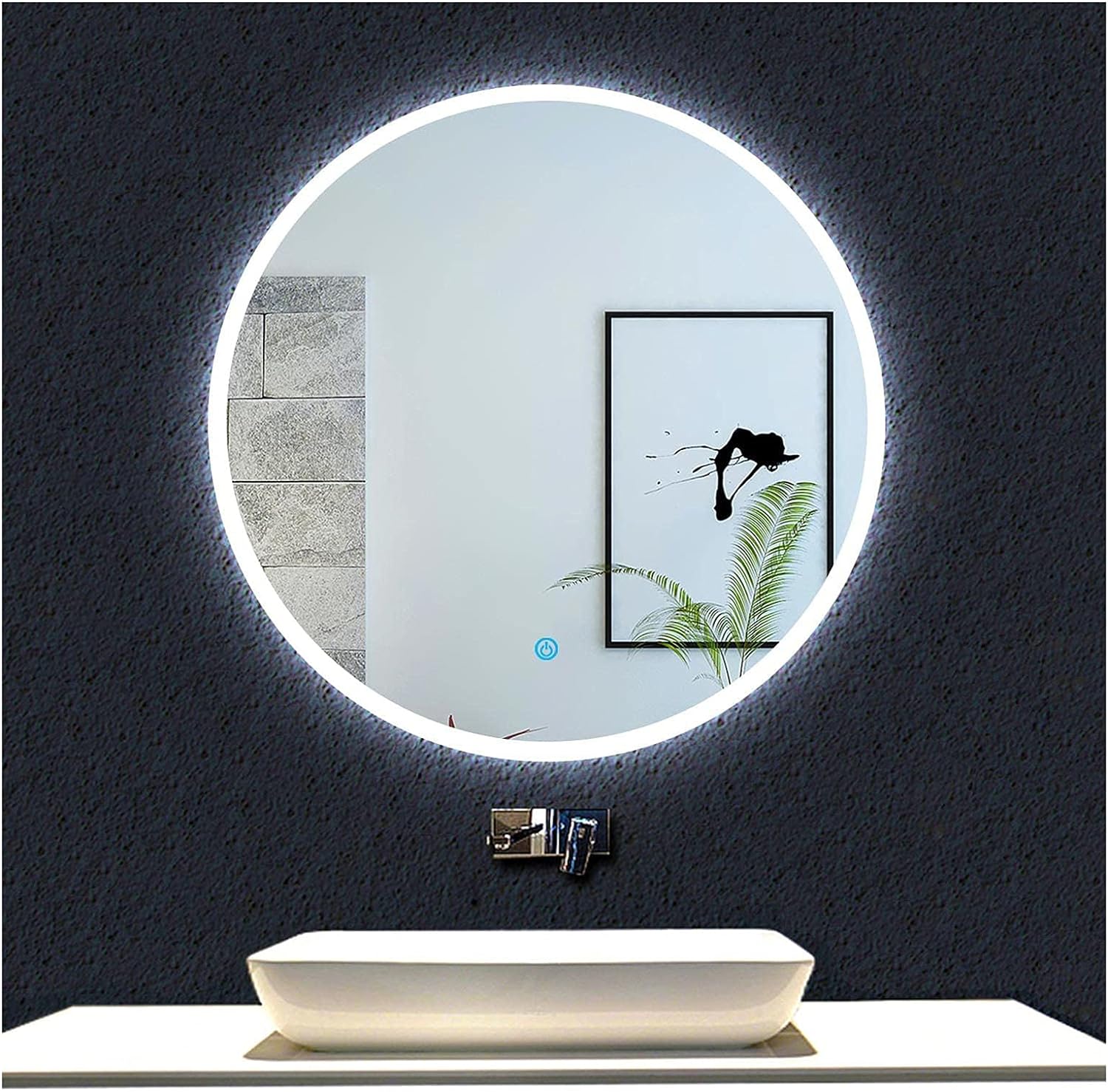 LED огледало кръгло 50cm Ultra Bright J40