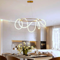 LED осветително тяло Nordic Golden Tube еквивалент 400W с дистанционно