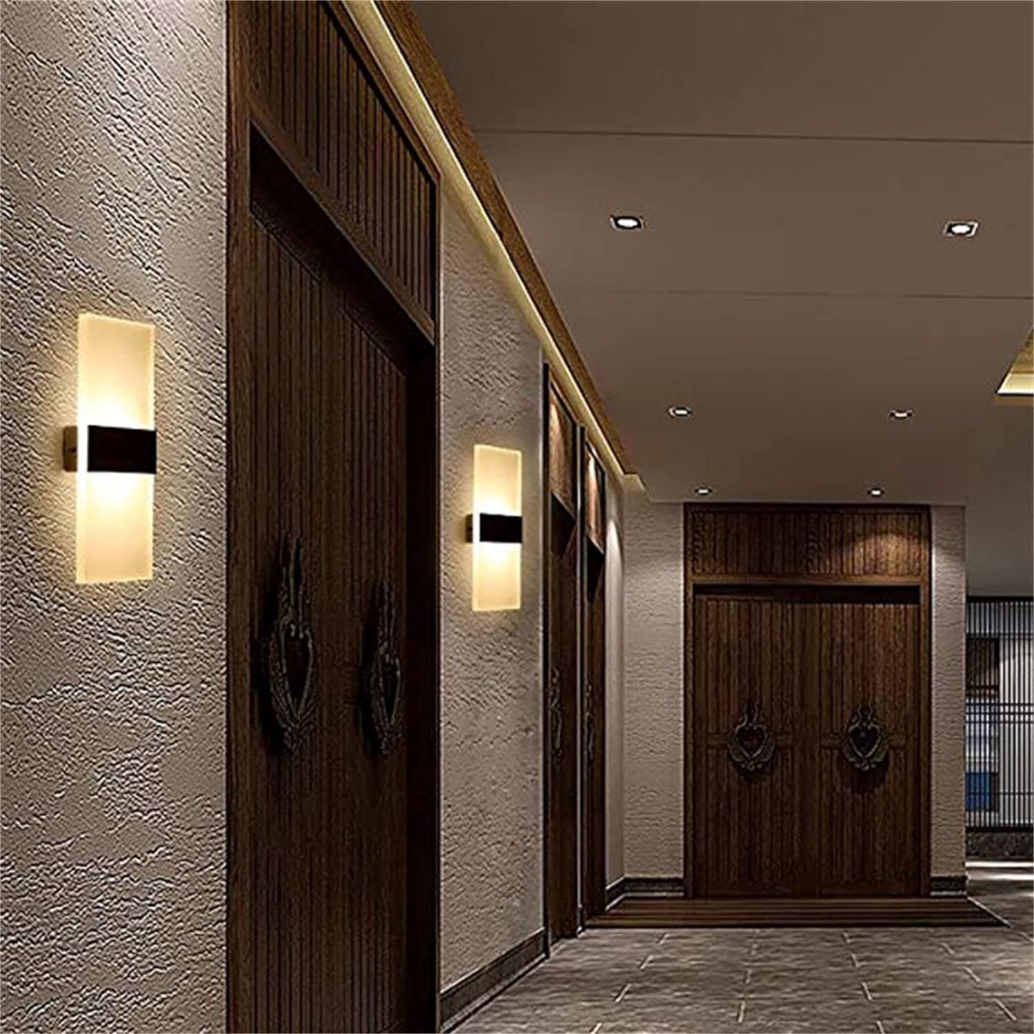 LED аплик за стена 12W SUBLIME Square BLACK