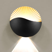 LED аплик 12W CORAL BLACK за външен монтаж
