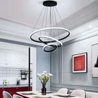 LED осветително тяло 96W Catalonia 3 сегмента Black еквивалент 400W