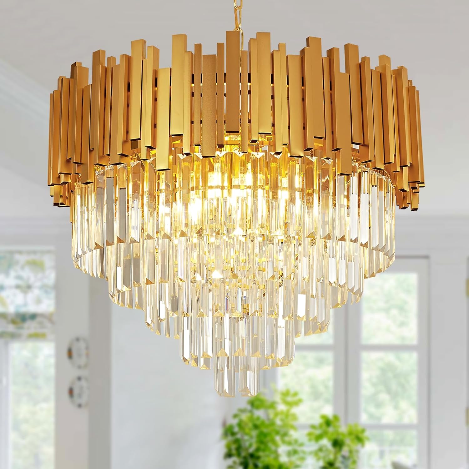 Candelabru Cristal Golden Maxi 500Mm Chandeliers Crystal