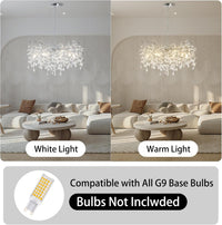 Полилей кристал LUXURY Silver CINDY 80cm