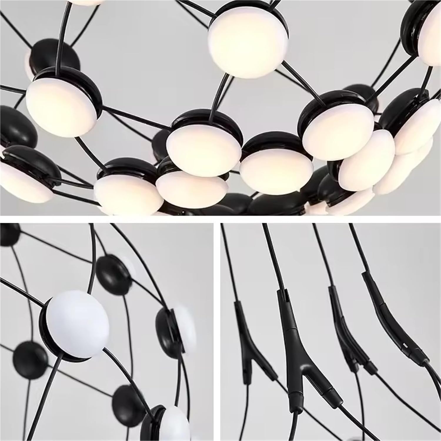 LED пендел LUGARO DIA Black