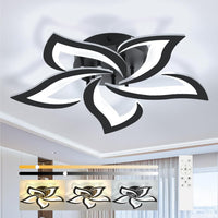 LED осветително тяло NARCISSE BLACK с дистанционно, еквивалент 500W