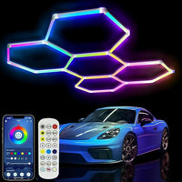 HoneyComb LED шестоъгълно осветление RGB SMART 244cm X 170cm