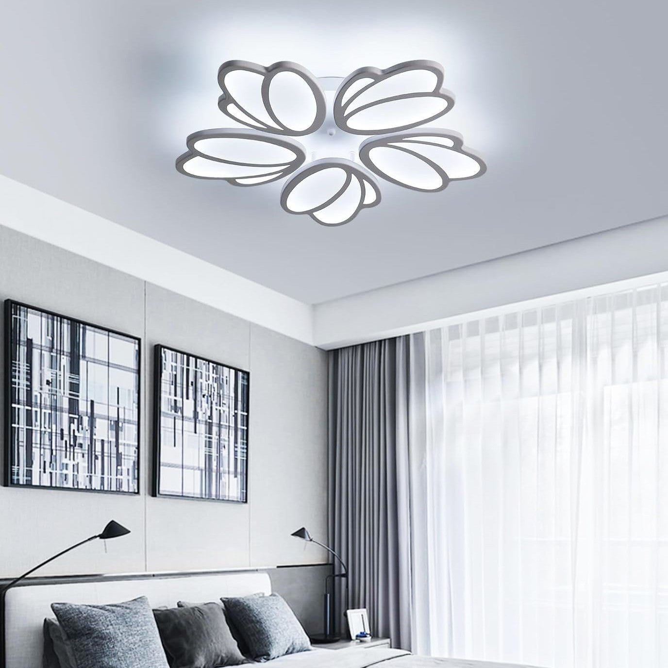LED осветително тяло TULIP еквивалент 600W с дистанционно