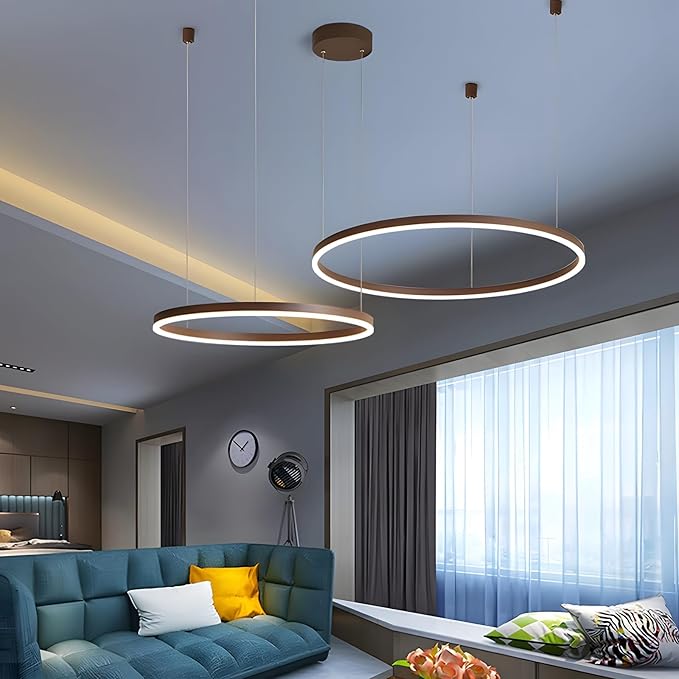 LED осветително тяло WONDERLAND Brown 2 подвижни сегмента, еквивалент 500W, с дистанционно