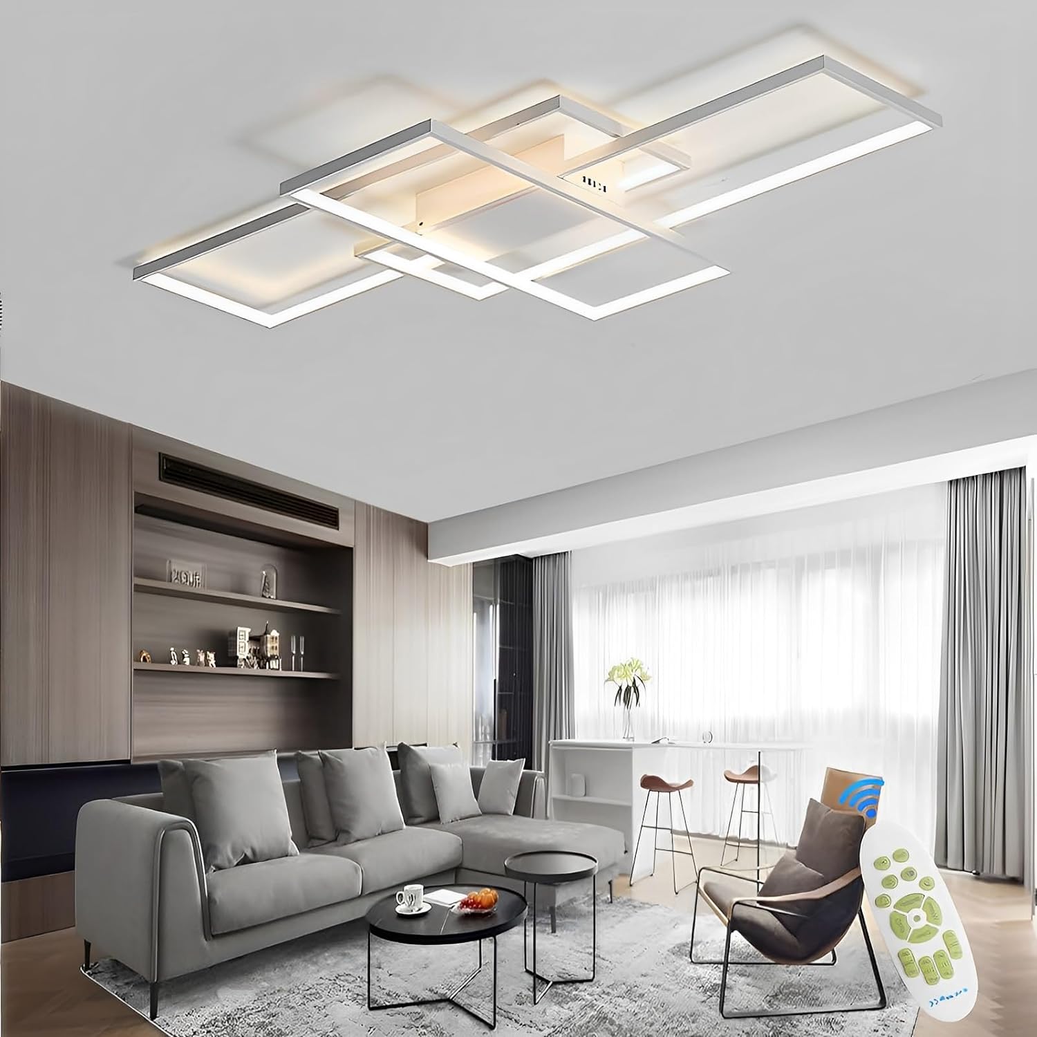 LED осветително тяло Gadget бяла еквивалент 500W с дистанционно
