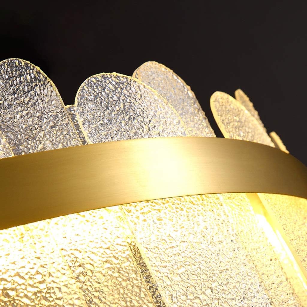 LED осветително тяло тип пендел QUEEN Gold кристал