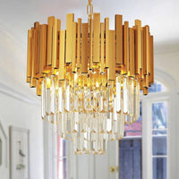 Candelabru Cristal Golden Maxi 400Mm Chandeliers Crystal