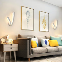 LED Аплик с отличителен дизайн, Бял – Еквивалент 150W