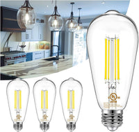 LED крушка E27 4W Филамент ST64 ДИМИРАЩА