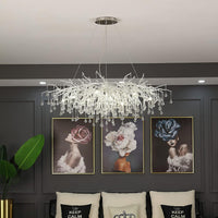 Полилей кристал LUXURY Silver Tears 80CM