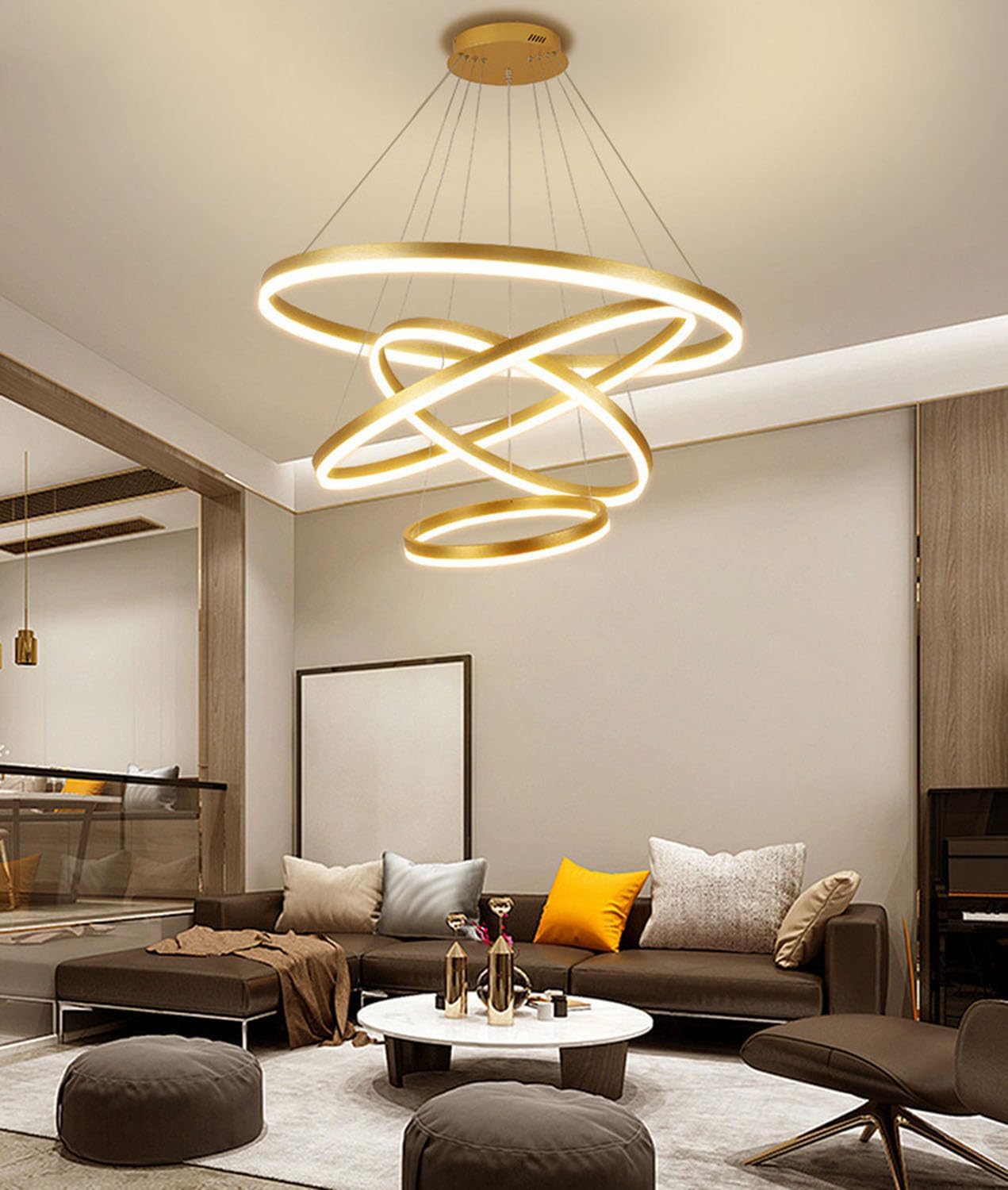 LED осветително тяло WONDERLAND Gold 4 сегмента, еквивалент 1000W