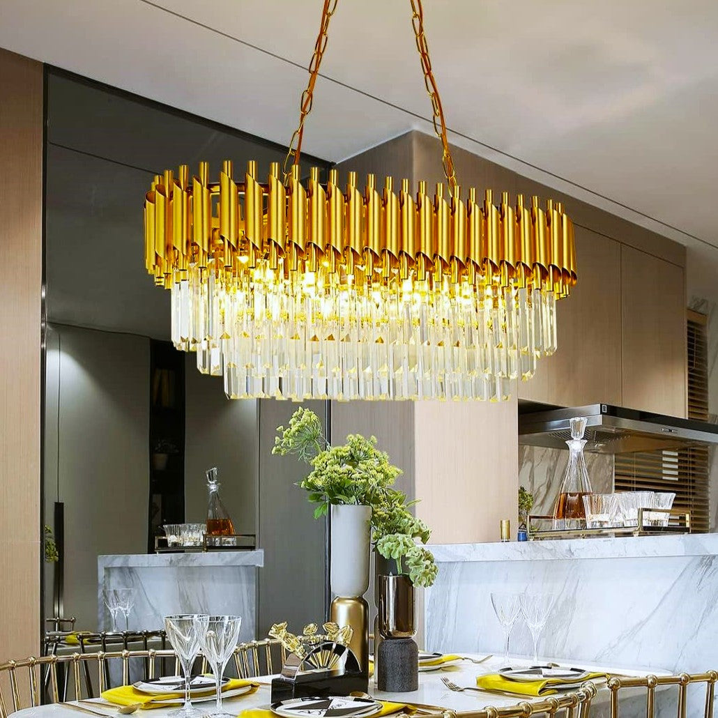Полилей от кристал Golden Panther 800x300mm