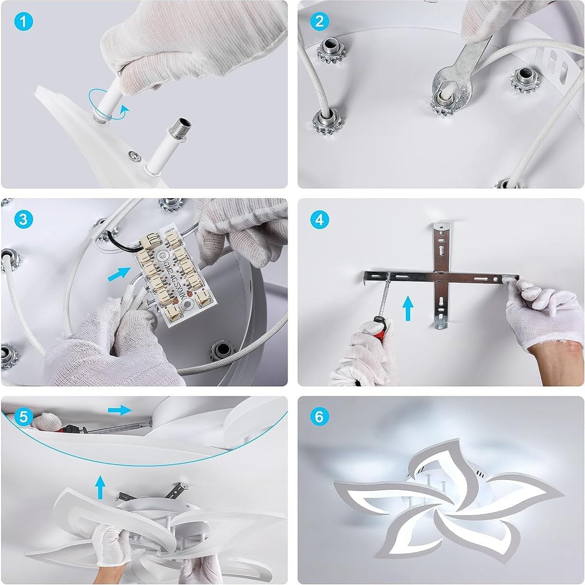 LED осветително тяло NARCISSE с дистанционно, еквивалент 500W