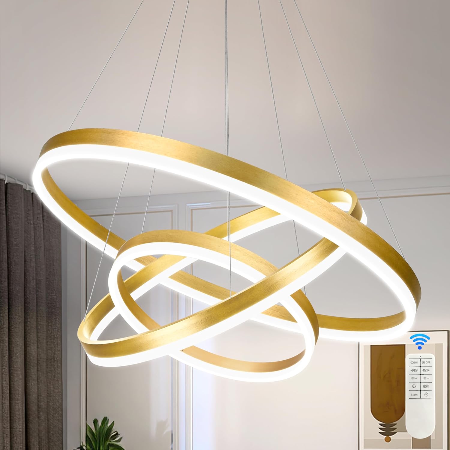 LED осветително тяло WONDERLAND Gold 3 сегмента еквивалент 600W