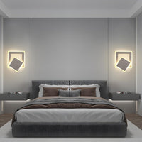 LED аплик Square, регулируем, бял, еквивалент 150W