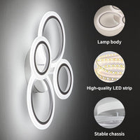 LED осветително тяло 72W 4 CIRCLE SMART гласово управление Еквивалент 400W