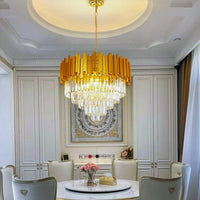 Candelabru Cristal Golden Maxi 500Mm Chandeliers Crystal