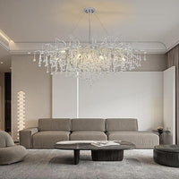 Полилей кристал LUXURY SILVER Tears 120x60cm