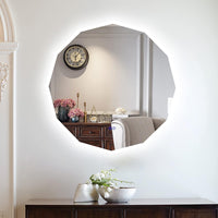 LED огледало Dodecagon с функция Touch и демистификация