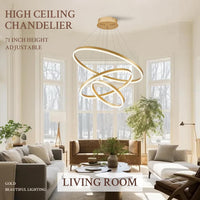 LED осветително тяло WONDERLAND Gold 3 сегмента еквивалент 600W