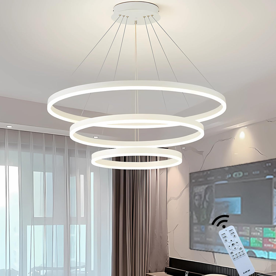 LED осветително тяло WONDERLAND Бяло 3 сегмента Еквивалент 600W