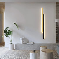 LED аплик SCARLET 60cm черен+златен Еквивалент 150W