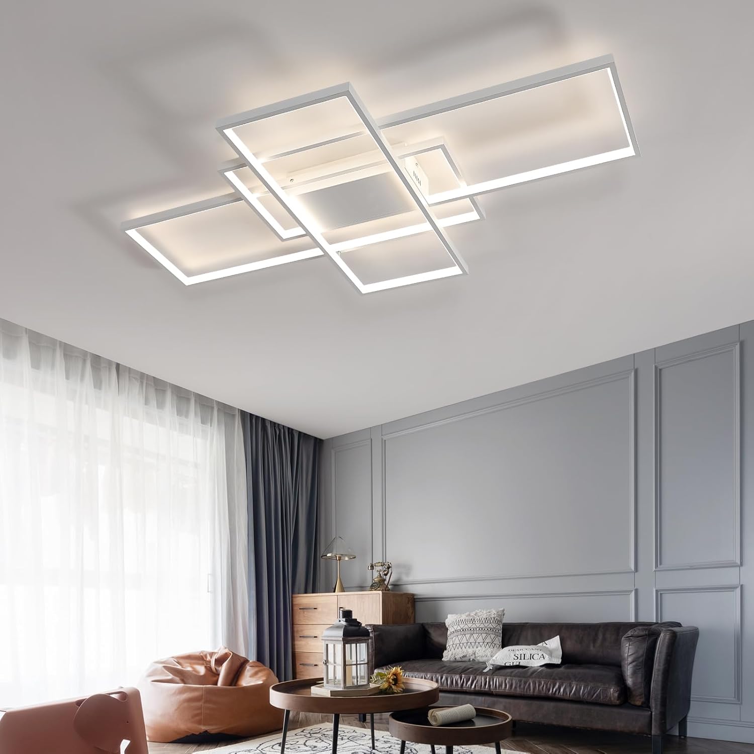LED осветително тяло Gadget бяла еквивалент 500W с дистанционно