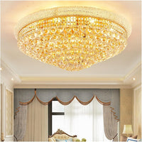 Lustra LED Aplicata Crystal Dome Telecomanda si RGB Chandeliers