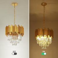 Candelabru Cristal Golden Maxi 400Mm Chandeliers Crystal