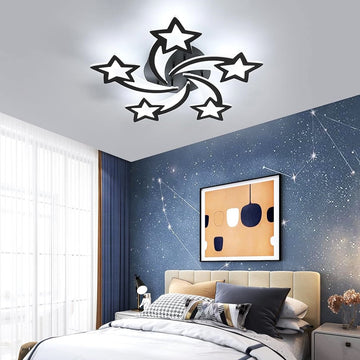 LED осветително тяло STAR DESIGN BLACK еквивалент 600W с дистанционно