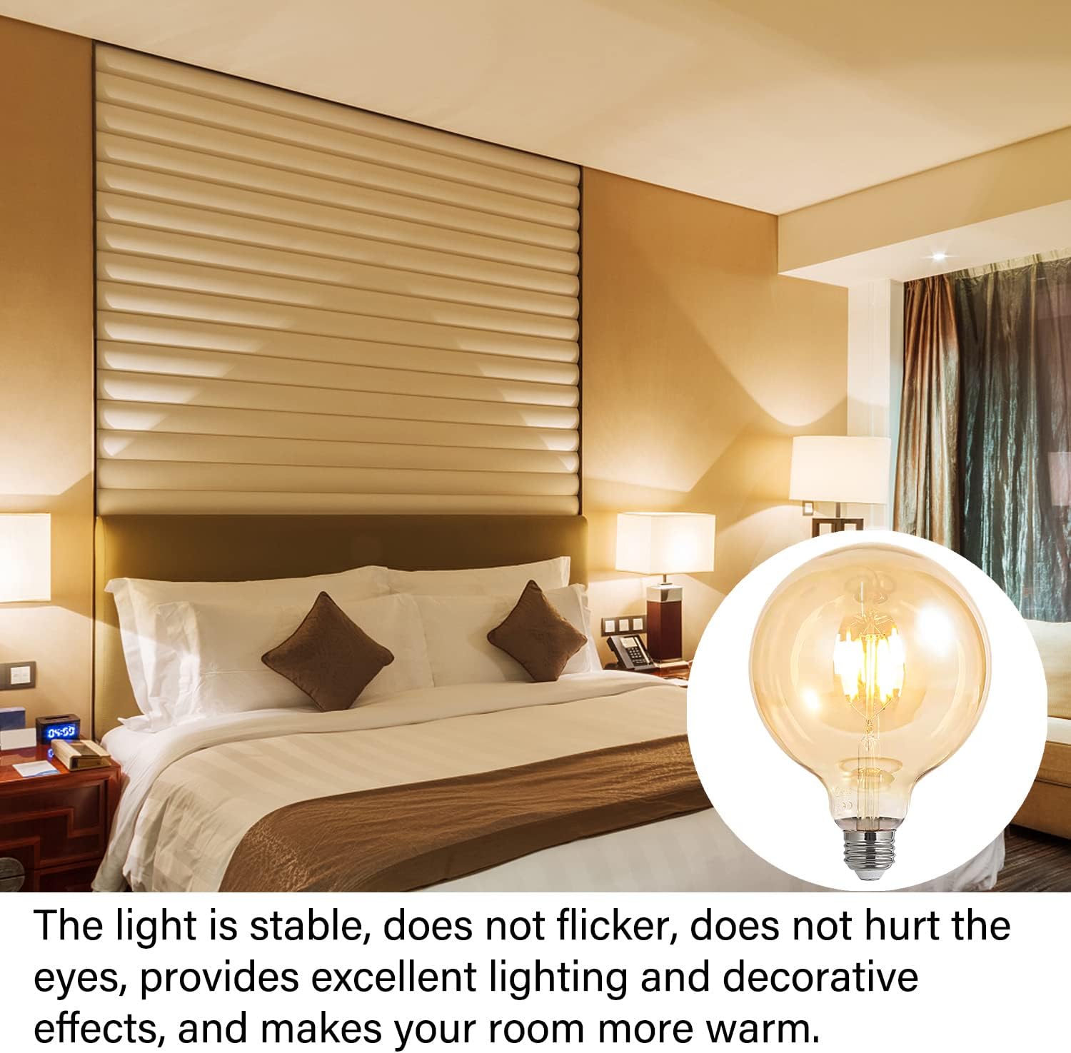 LED крушка E27 винтидж G125 8W
