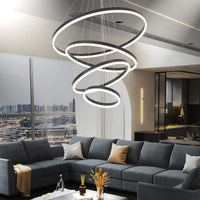 LED осветително тяло WONDERLAND Black 4 сегмента, еквивалент 1000W