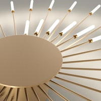 Lustra LED American Dream Gold 112w Echivalent 500W Telecomanda AURIE / 105CM / MINIMALIST DESIGN Chandeliers